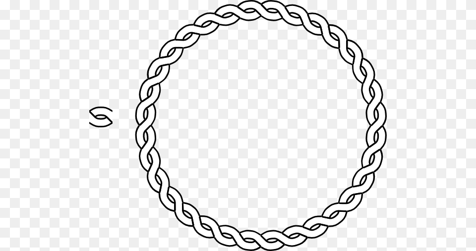 Circle Rope Border Clip Art Vector Online Vector Border Circle, Accessories, Bracelet, Jewelry, Oval Png