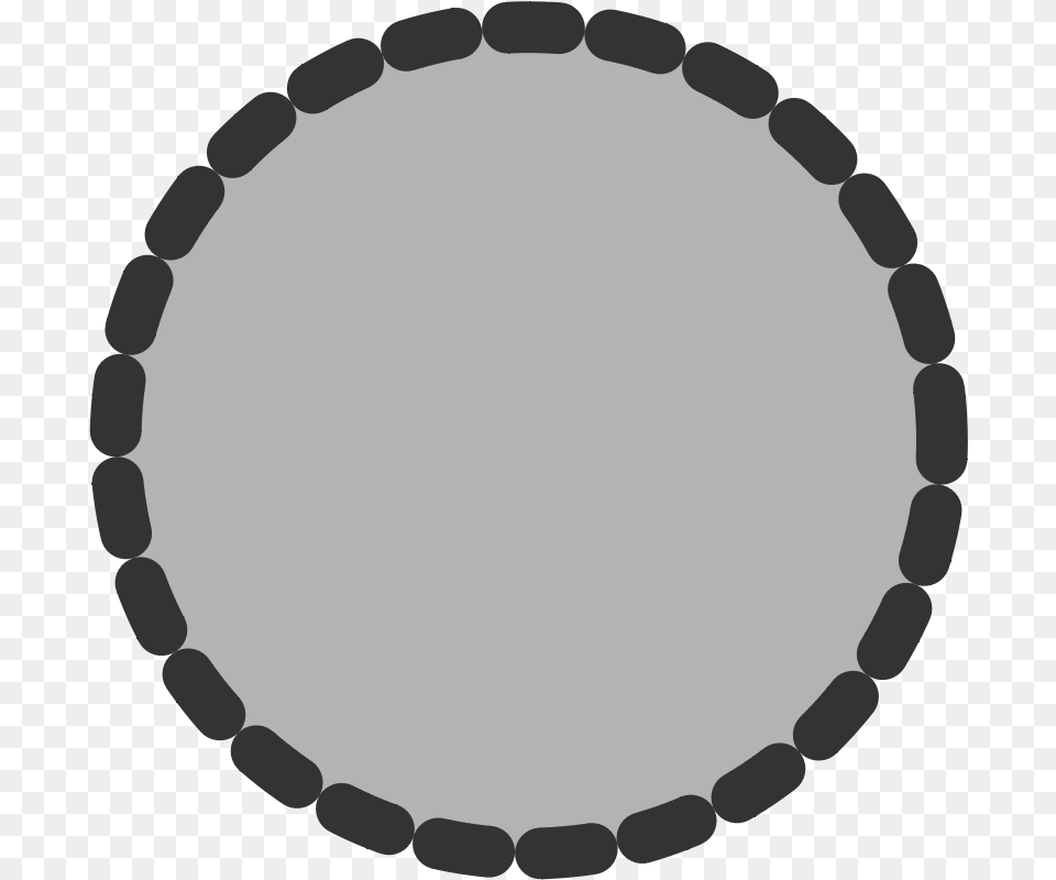 Circle Round Shape Dotted Outline Border Grey Beyaz Ekil, Sphere, Oval Free Transparent Png