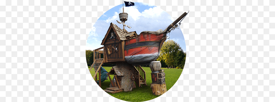 Circle Scallywag Sloop Best Playhouse In The World, Grass, Plant, Play Area, Outdoor Play Area Png