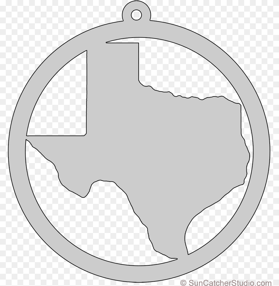 Circle Scroll Saw Pattern Shape Texas Shape In Circle, Symbol Free Png