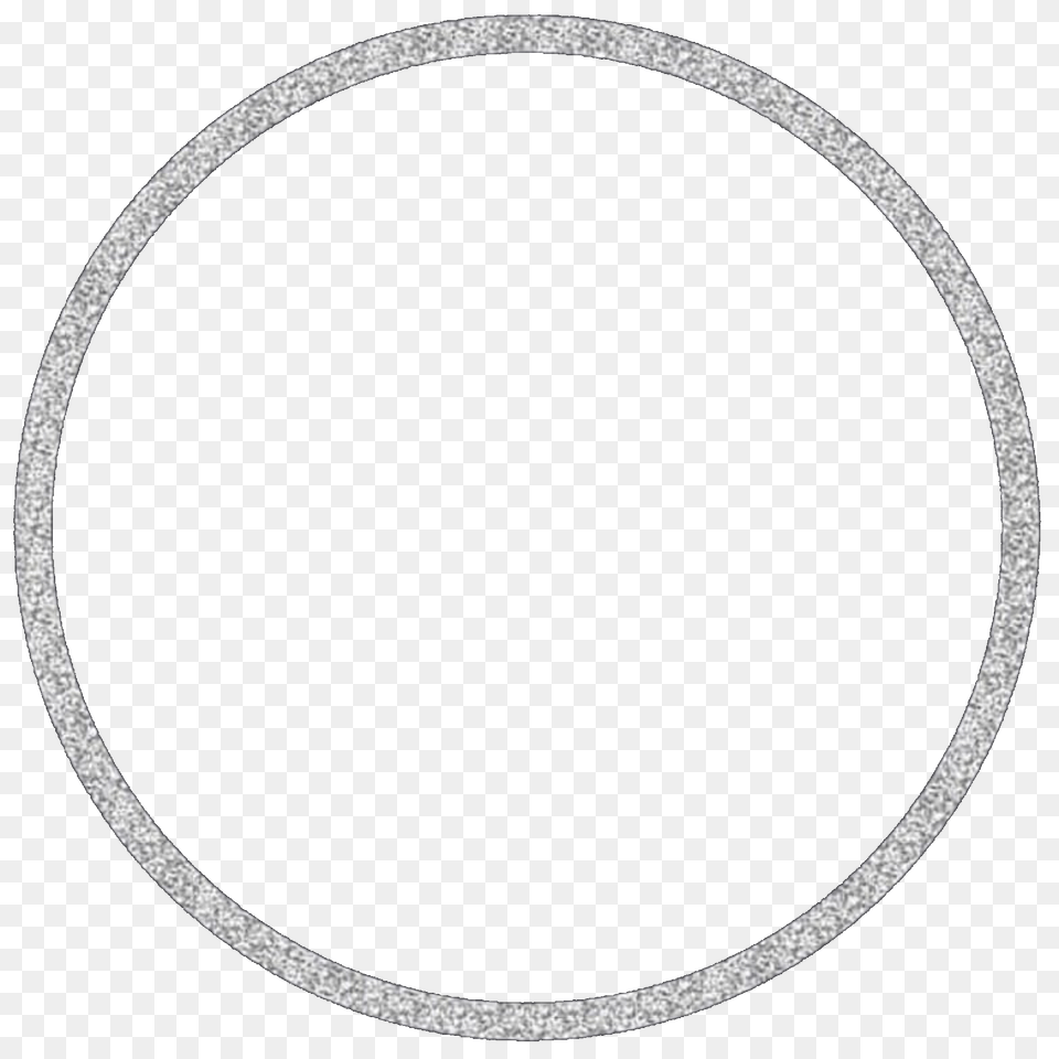 Circle Silver Silvercircle Glitter Frame Circleframe, Oval Png