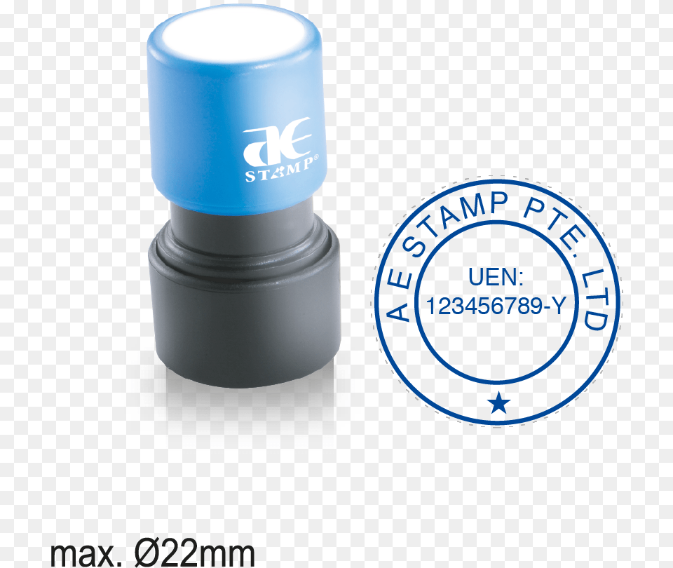 Circle Singapore Company Stamp, Lamp, Light, Bottle, Shaker Free Png Download