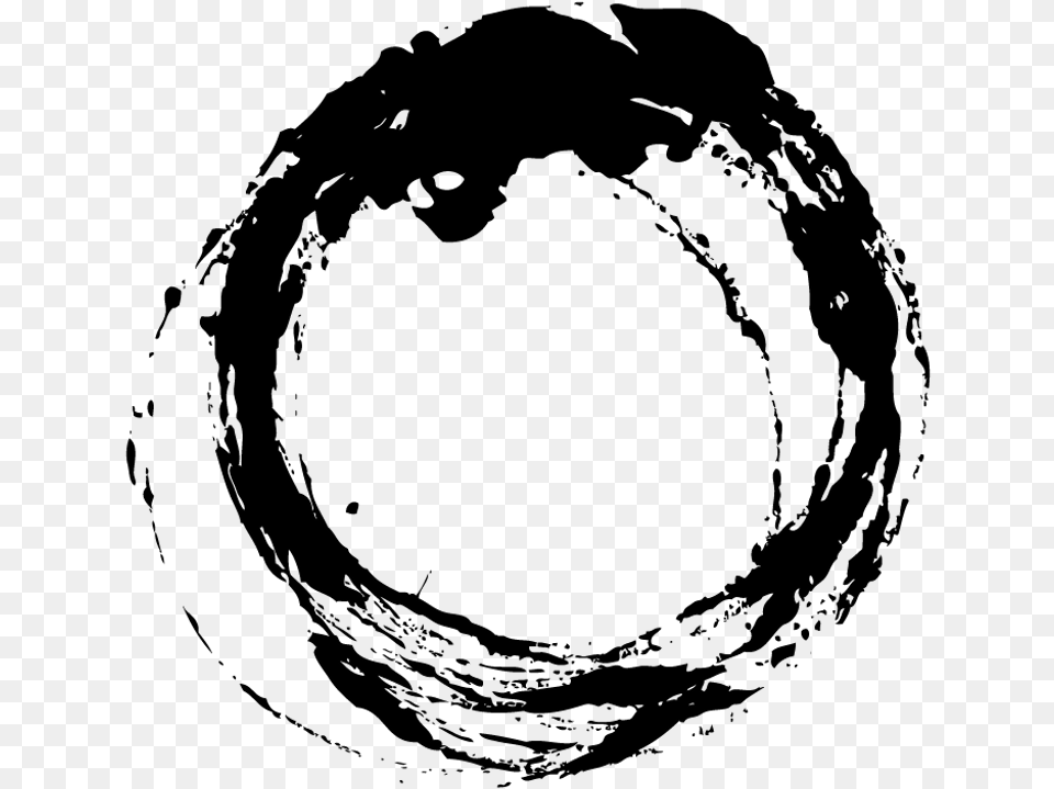 Circle Splash Black Circle Background, Gray Free Transparent Png