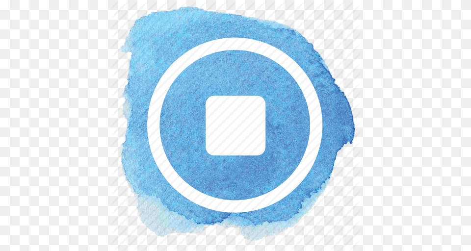 Circle Square Stop Stop Button Icon, Text Free Png
