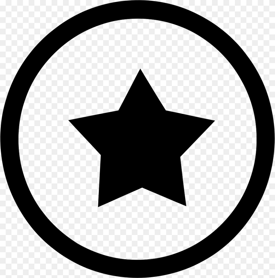Circle Star Circle Star Icon, Star Symbol, Symbol, Ammunition, Grenade Free Png
