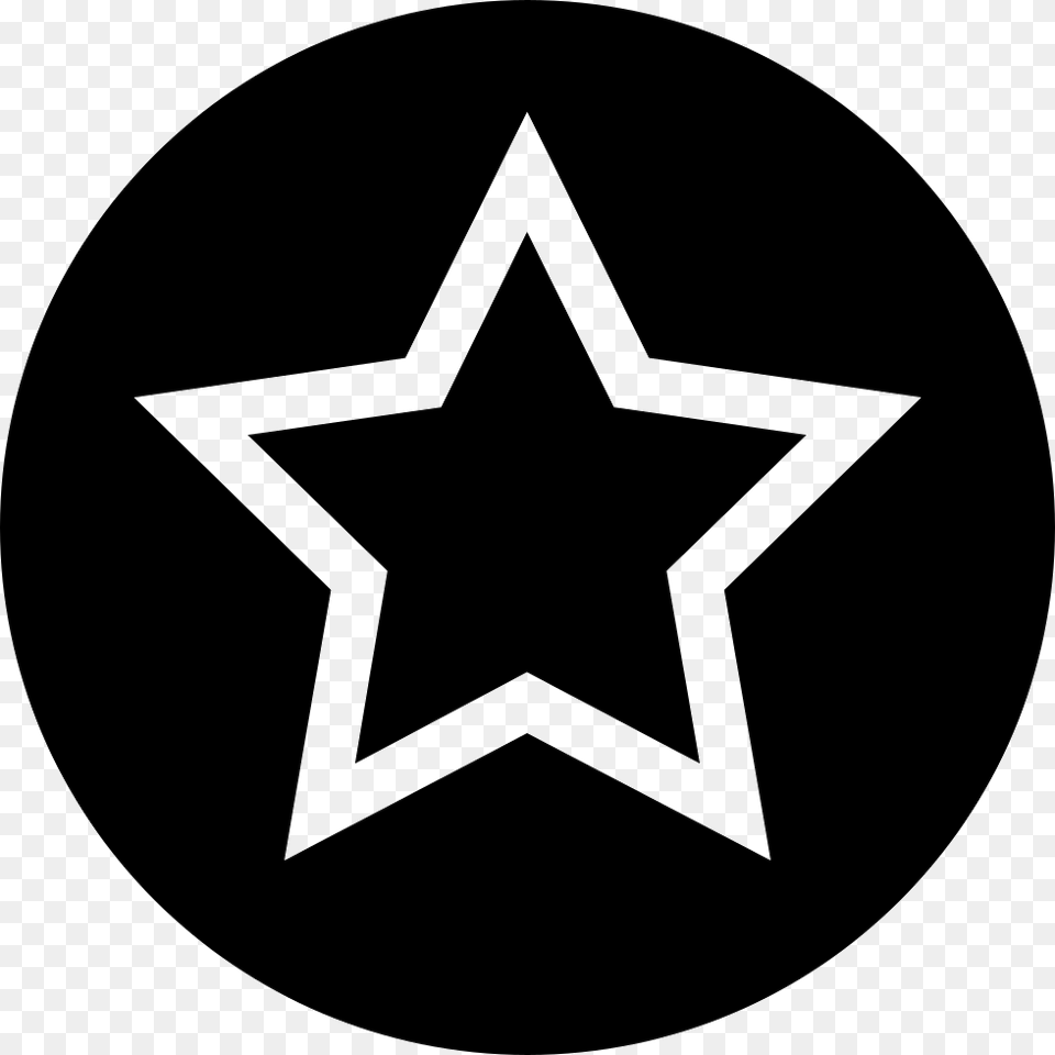 Circle Star Zwart Wit Tekst Kerst, Star Symbol, Symbol Png