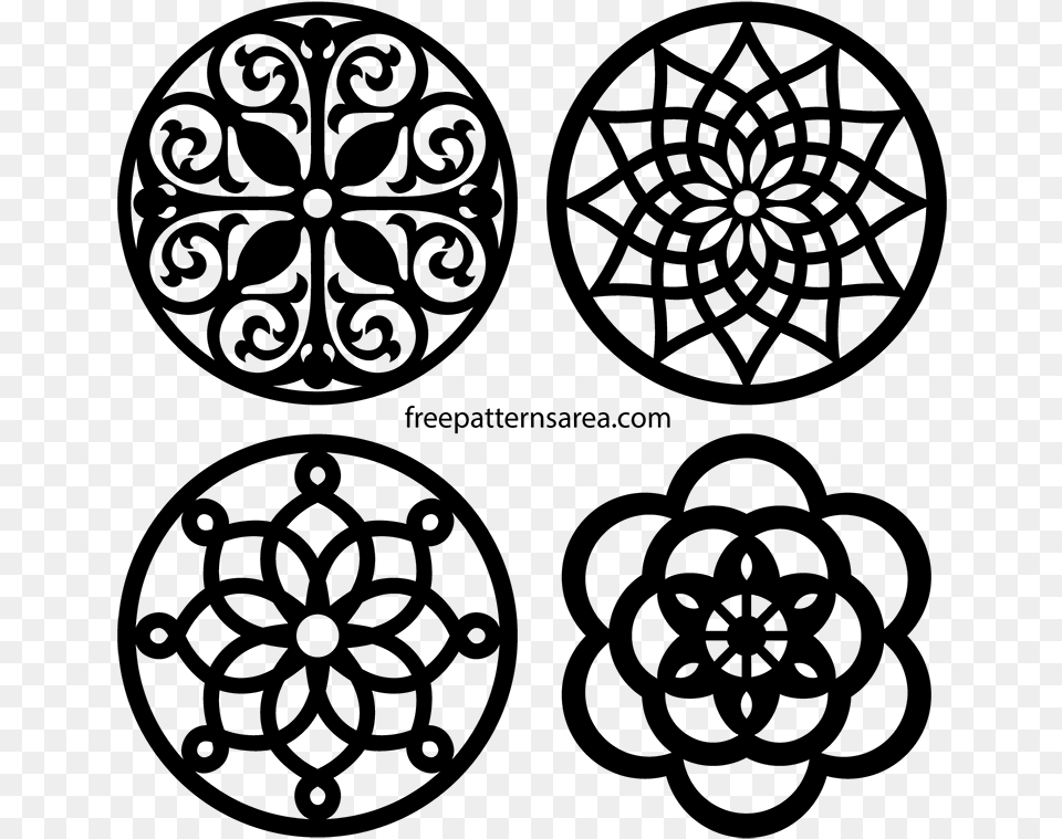 Circle Svg Designs Pattern, Gray Png Image