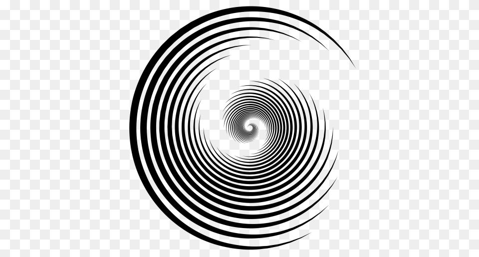 Circle Swirl Transparent Image, Gray Free Png Download