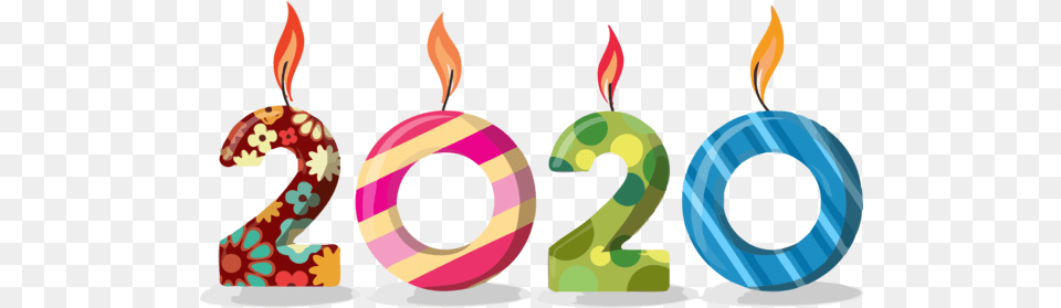 Circle Symbol For Happy New Year 2020 Graphic Design, Number, Text, Dynamite, Weapon Png Image