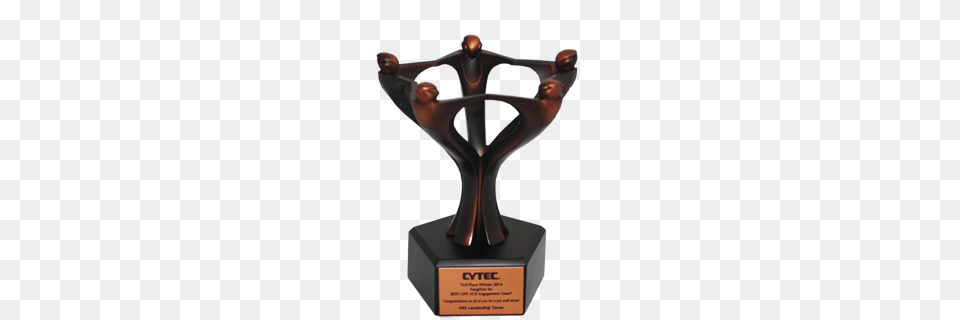 Circle Teamwork Trophy Art Glass Sculptures Recognition Awards, Smoke Pipe Free Png Download