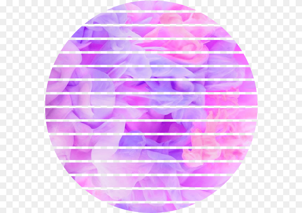 Circle Tumblr Aesthetic Remixit New England Aquarium Logo, Purple, Sphere, Home Decor, Flower Png