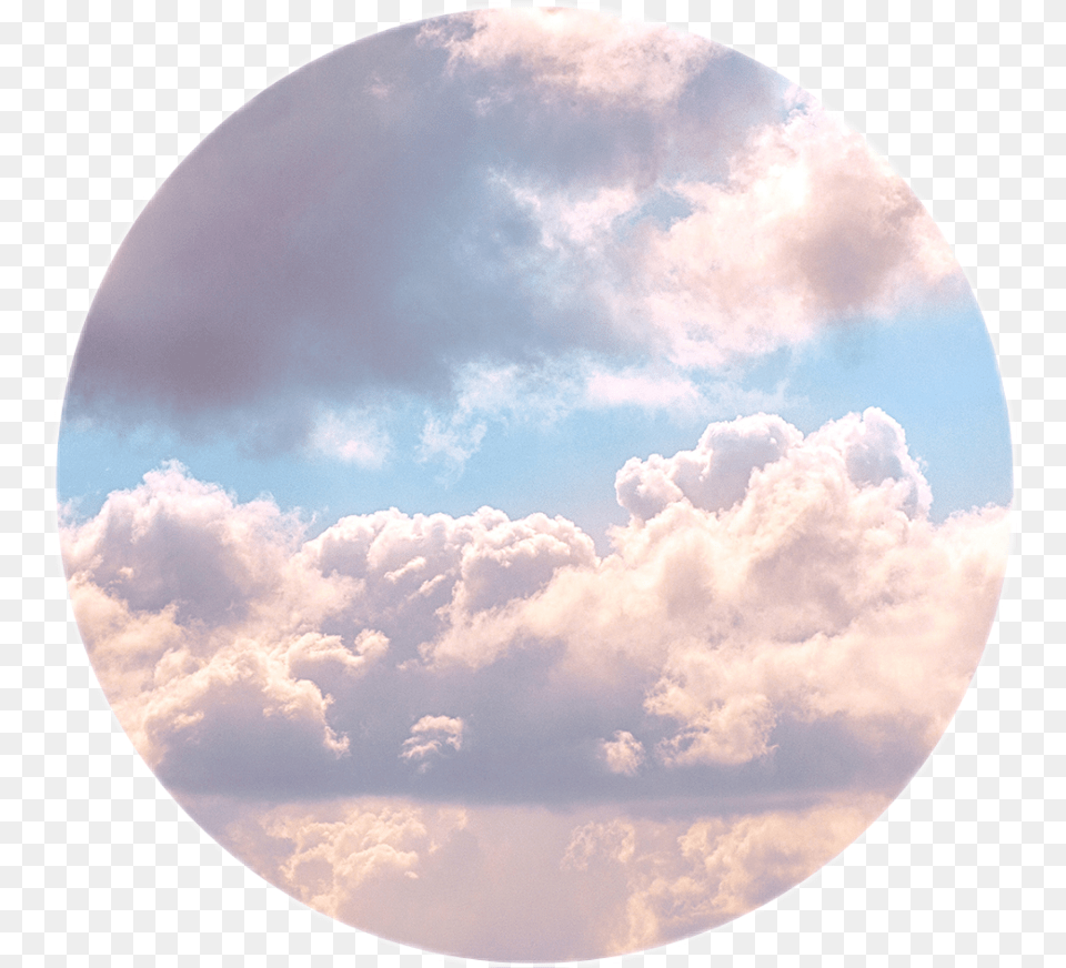 Circle Wallpaper Iconbackground Icon Wolken Cloud Clouds Background, Cumulus, Nature, Outdoors, Sky Free Png Download
