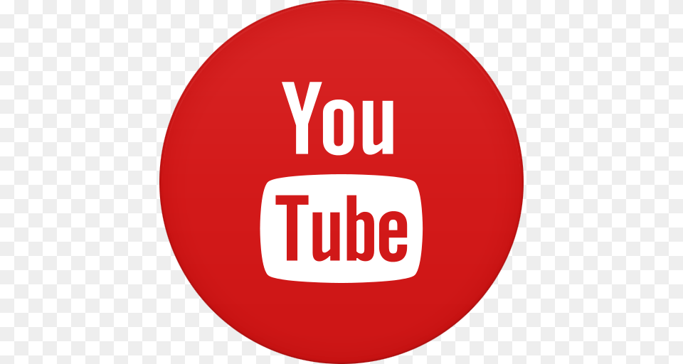 Circle Youtube Icon, Logo, Sign, Symbol, Food Png Image