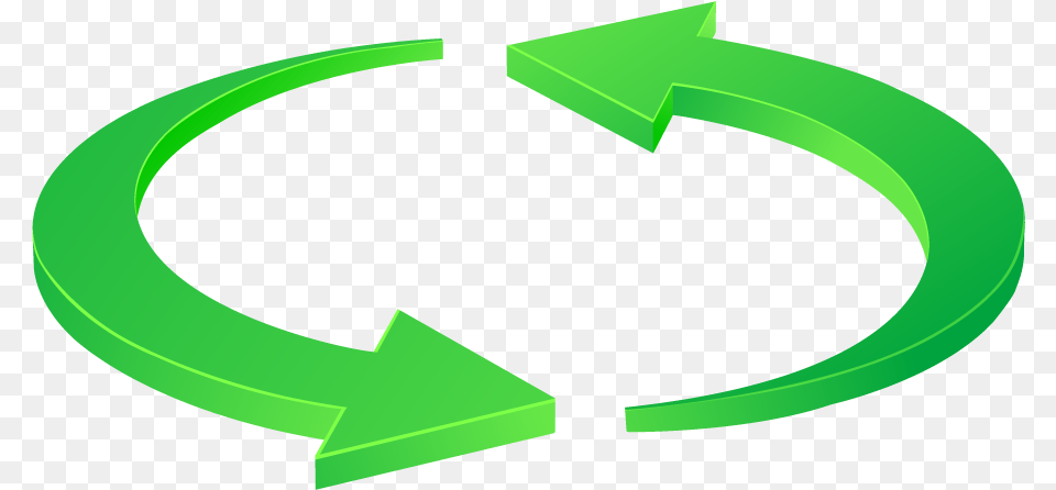 Circlearrow Green Circle Arrow, Recycling Symbol, Symbol Free Png