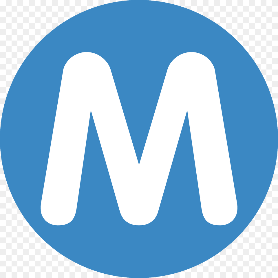 Circled M Emoji Clipart, Logo, Disk Png