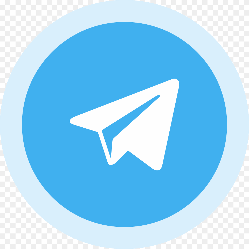 Circled Telegram Logo Image Telegram Logo, Sign, Symbol, Disk Free Png