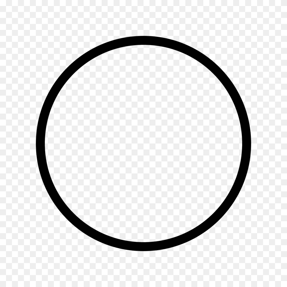 Circled Thn, Gray Free Transparent Png