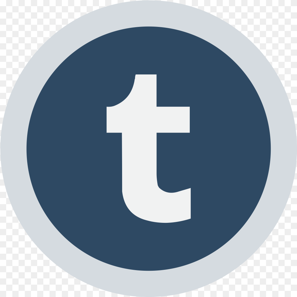Circled Tumblr Logo Image Ego, Symbol, First Aid, Text, Number Free Transparent Png