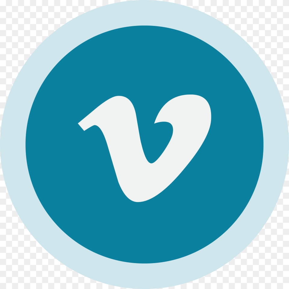 Circled Vimeo Logo Vimeo Logo, Disk, Symbol Png