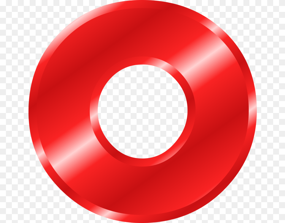 Circleredalphabet Red Letter O, Disk, Dvd Free Transparent Png