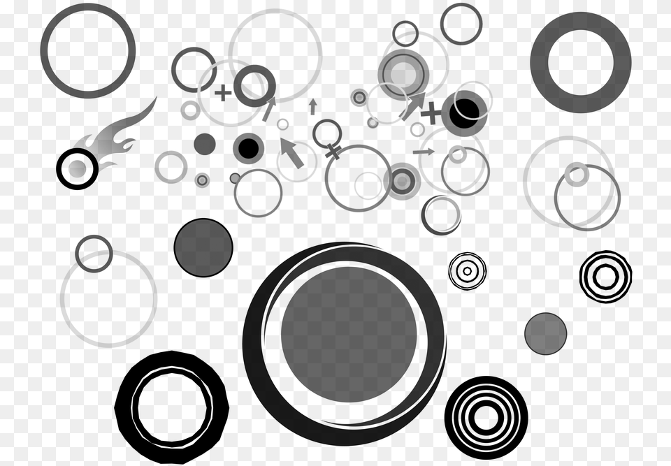 Circles Design Art Flames Background Circles Designs Art, Gray Free Transparent Png