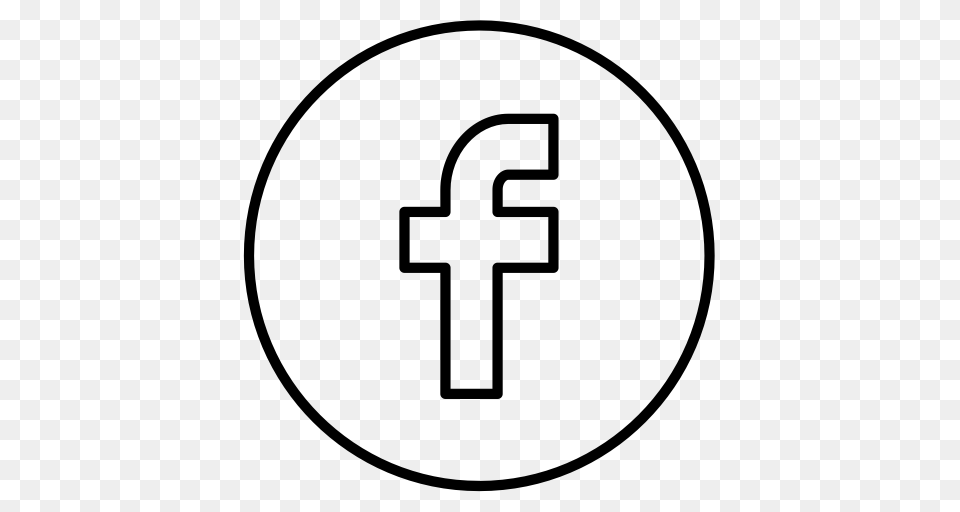Circles Facebook Like Neon Network Share Social Icon, Gray Free Transparent Png