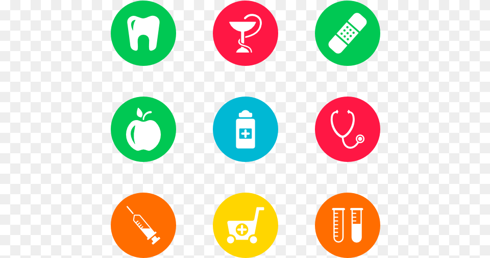 Circles Hospital Color Doctor Icon, Light, Traffic Light Free Png