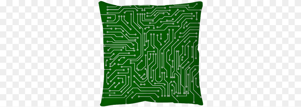 Circuit Board Vector Background Throw Pillow Pixers Vector Graphics, Blackboard, Maze Free Png Download