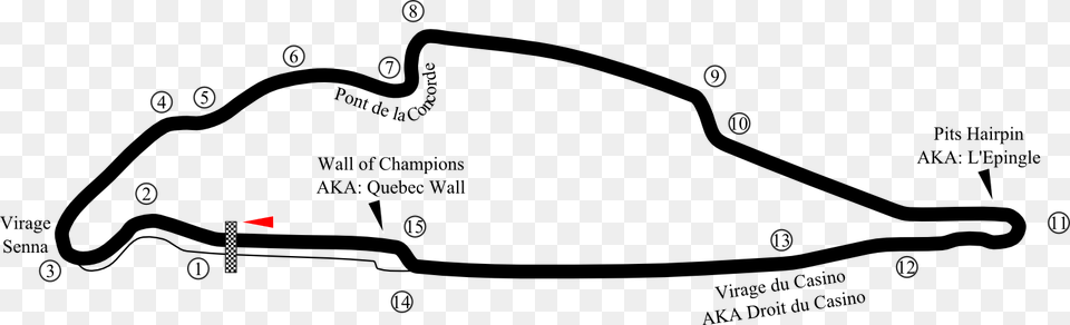 Circuit Gilles Villeneuve Canada Gilles Villeneuve Circuit, Chart, Diagram, Plan, Plot Free Png