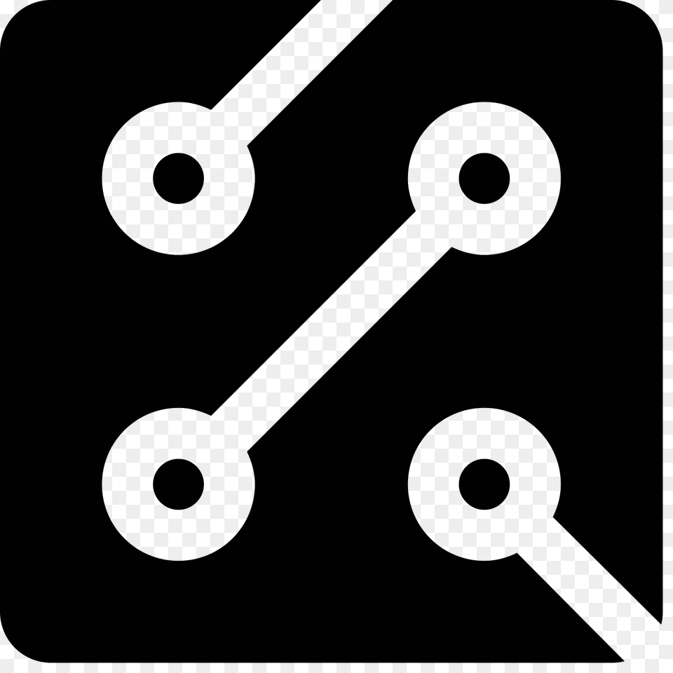 Circuit Icon, Gray Free Png