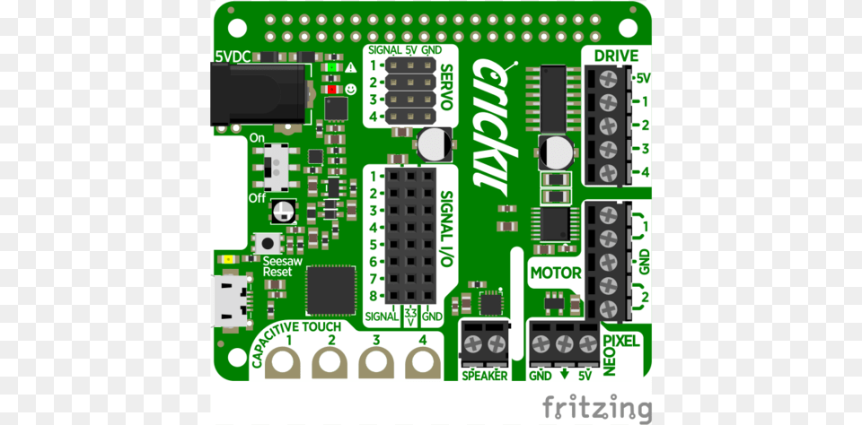 Circuit Playground Crickit Hat Bb Portable Network Graphics, Electronics, Hardware, Scoreboard, Computer Hardware Png Image