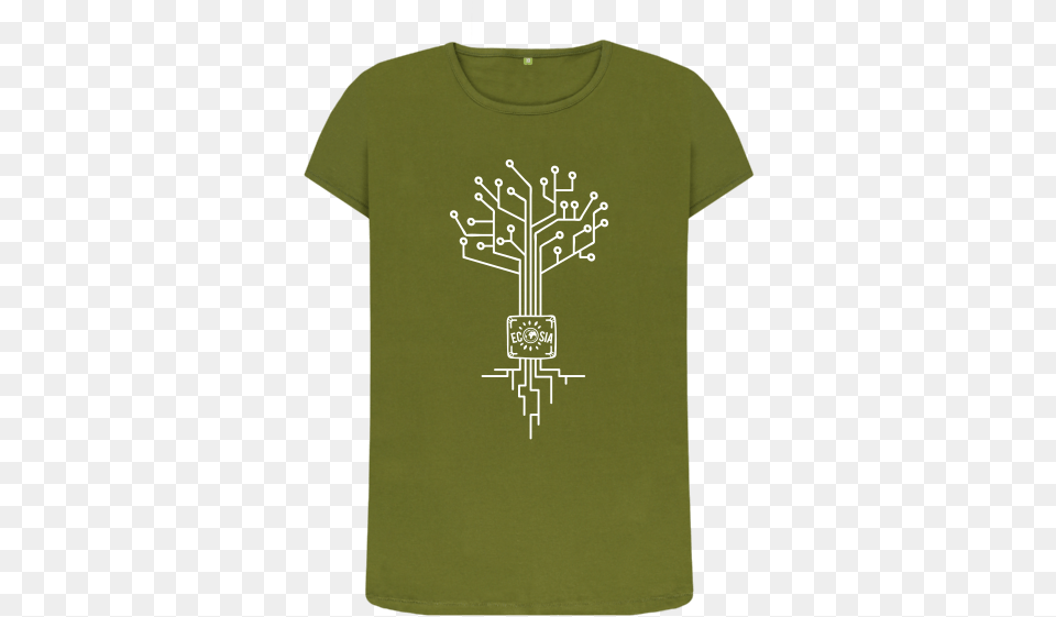 Circuit Tree Top, Clothing, Shirt, T-shirt, Cross Free Transparent Png