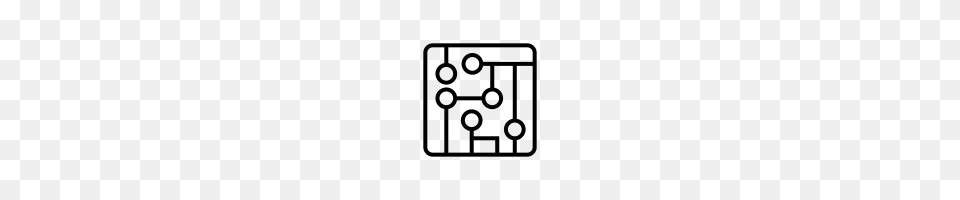 Circuits Icons Noun Project, Gray Png