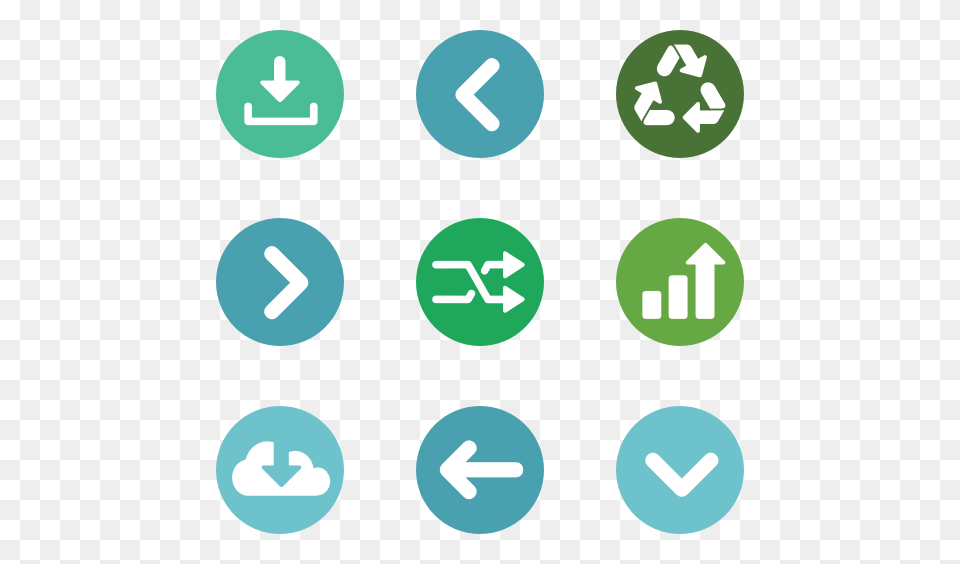 Circular Arrows Icons, Recycling Symbol, Symbol, Scoreboard Free Png Download