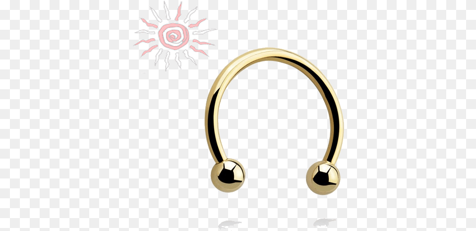 Circular Barbell Dorado Piercing Septum Ceja Nariz Barbell, Accessories, Earring, Jewelry, Electronics Free Png