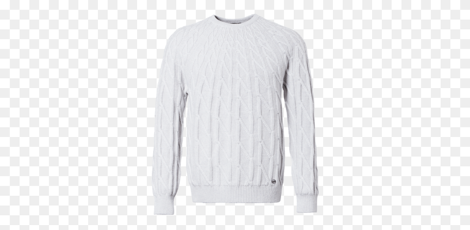 Circular Cable Sweater, Clothing, Knitwear, Long Sleeve, Sleeve Png