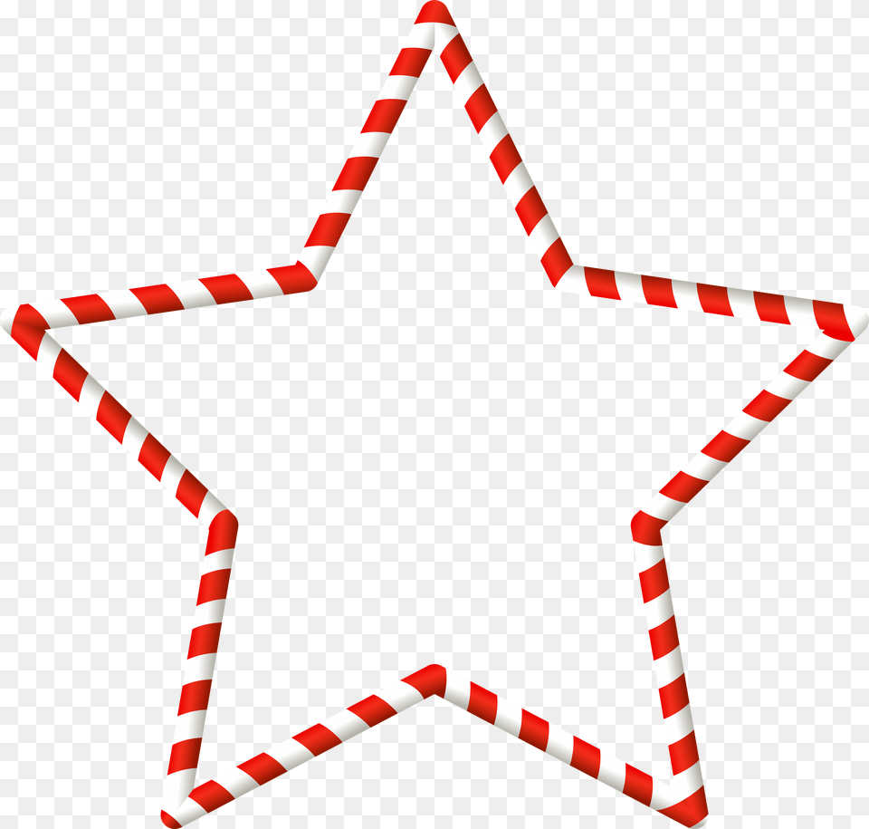 Circular Candy Cane Border Clip Art Download, Symbol, Star Symbol Png