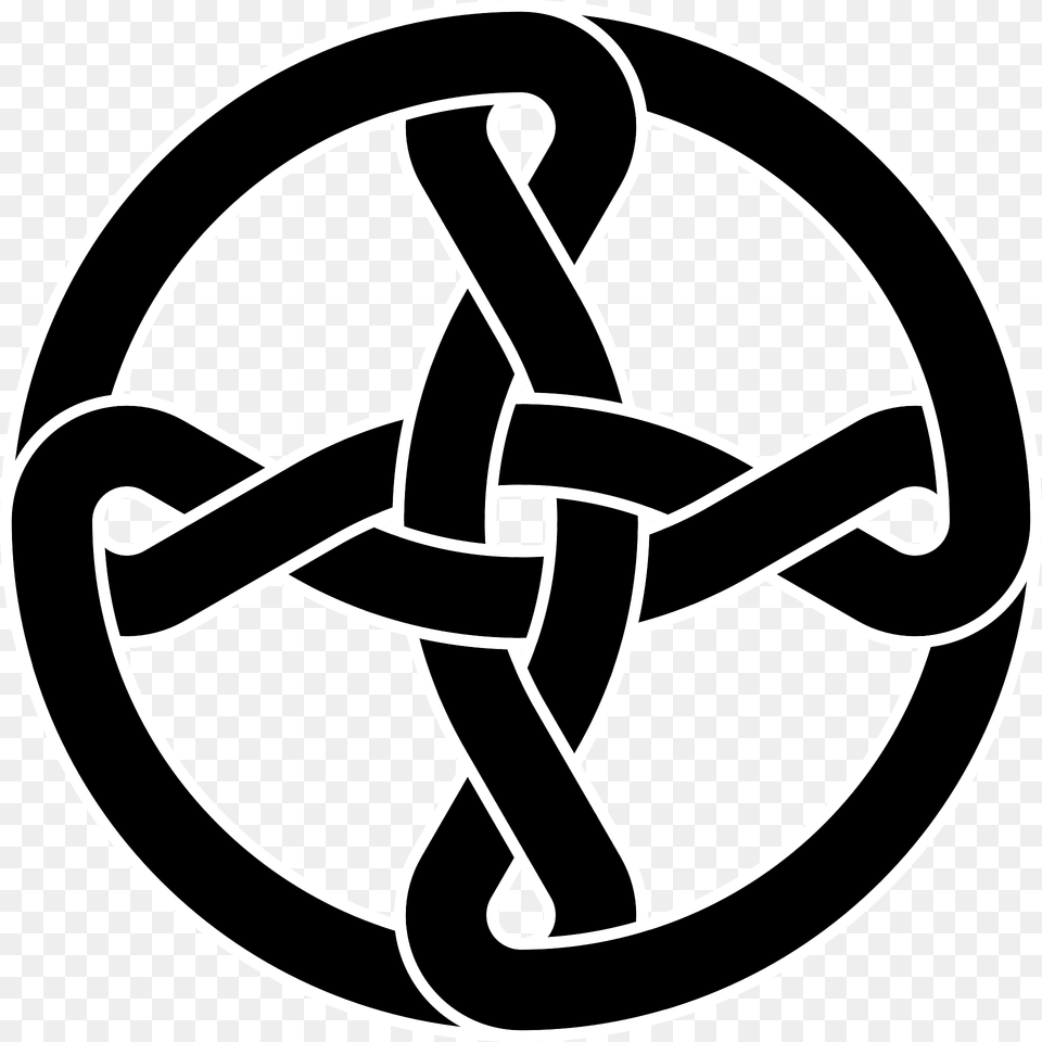 Circular Cross Decorative Knot 12crossings Clipart, Symbol, Ammunition, Grenade, Weapon Png
