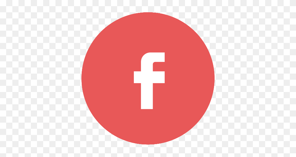 Circular Facebook Fb Modern Red Icon, First Aid, Symbol Free Png
