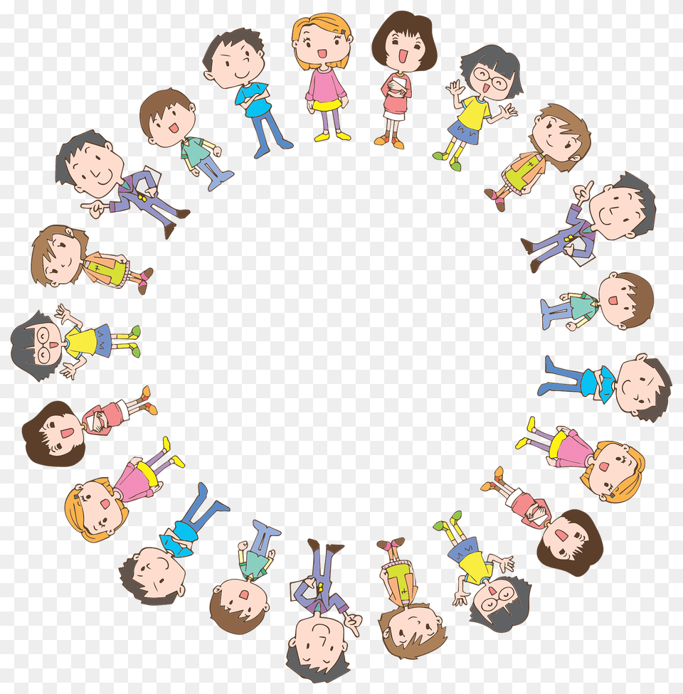 Circular Frame Of People Clipart, Baby, Person, Face, Head Png
