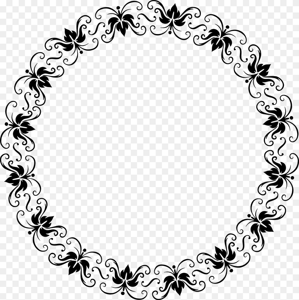 Circular Frame11 Clipart, Art, Floral Design, Graphics, Pattern Free Png