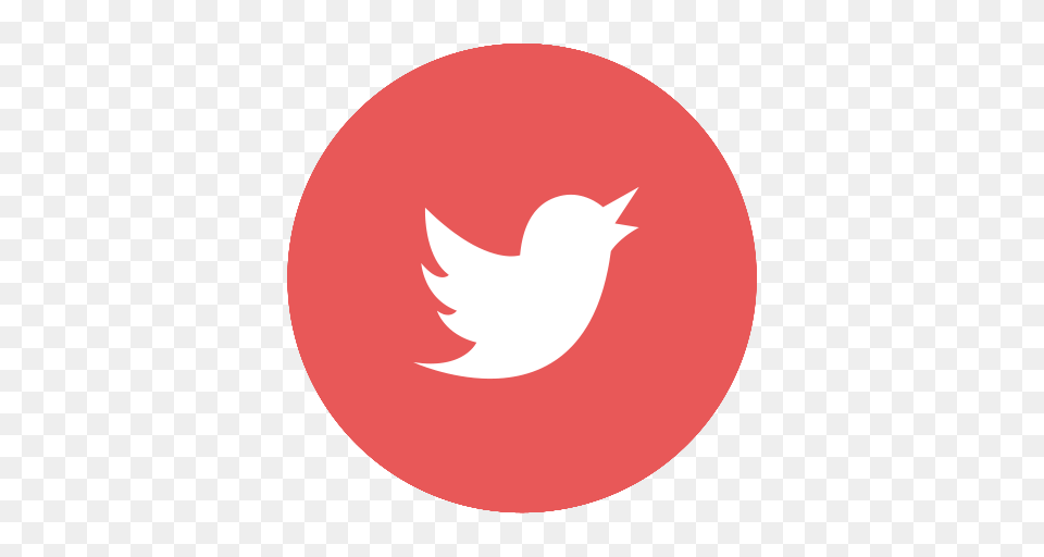 Circular Media Modern Red Social T Tw Tweet Twitter Icon, Logo Png Image
