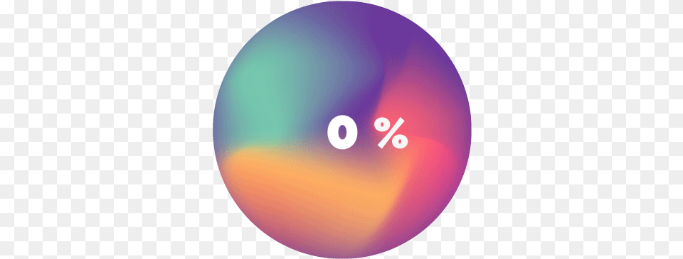 Circular Progress Bar By Chuhan Cao Color Gradient, Sphere, Text, Disk, Number Free Png Download