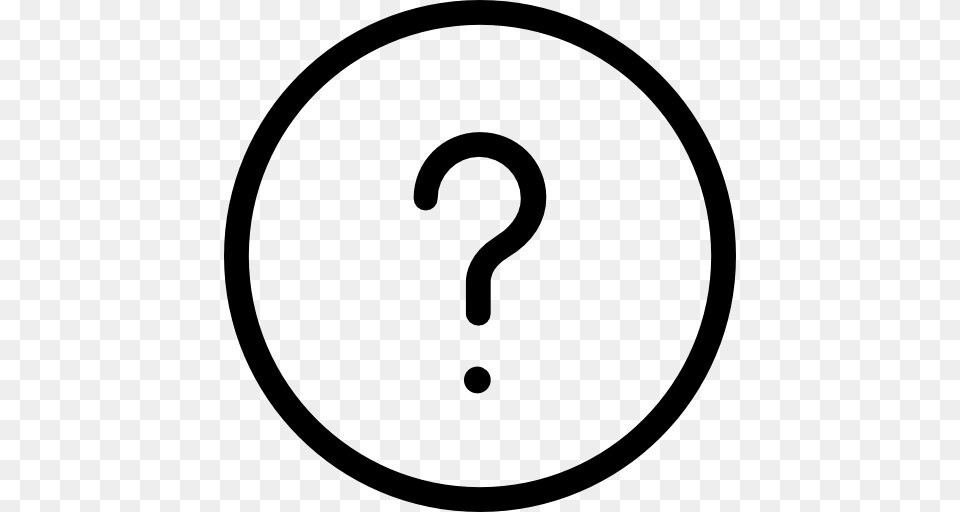Circular Question Mark Button, Symbol, Number, Text Free Png