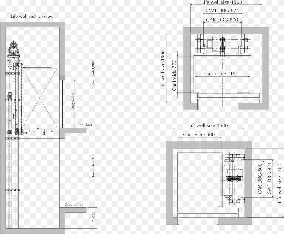 Circular Stairs And Elevator Plan, Cad Diagram, Diagram Png Image
