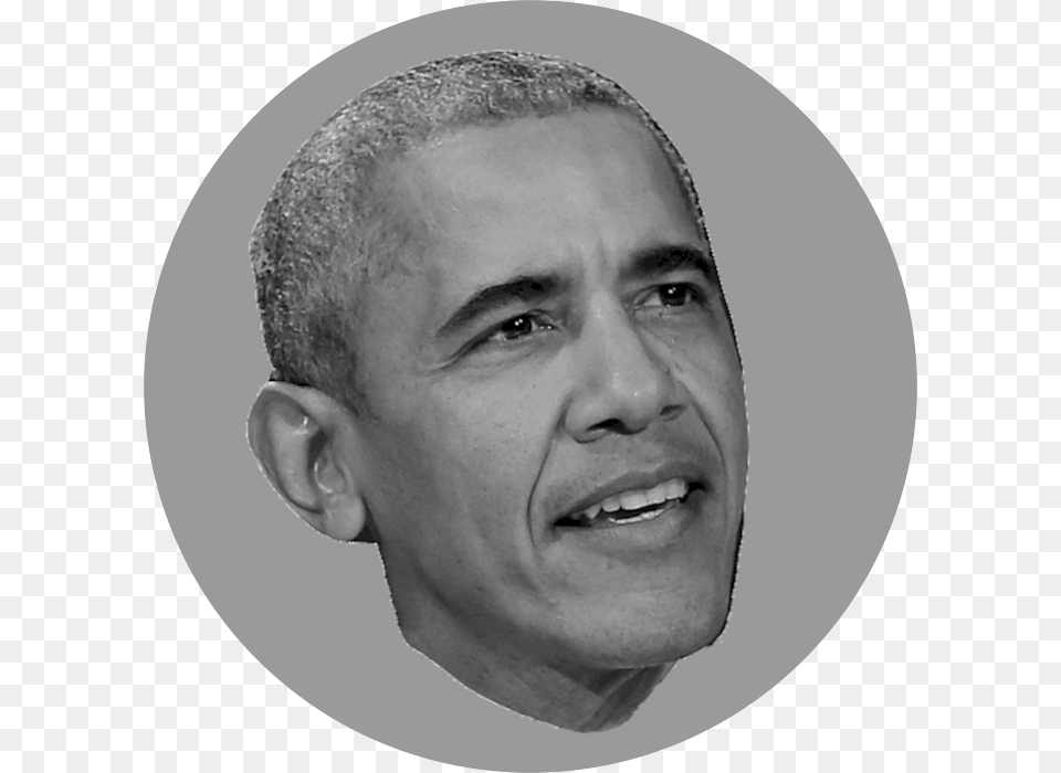 Circular String Barack Obama Obama, Portrait, Photography, Face, Head Free Png Download