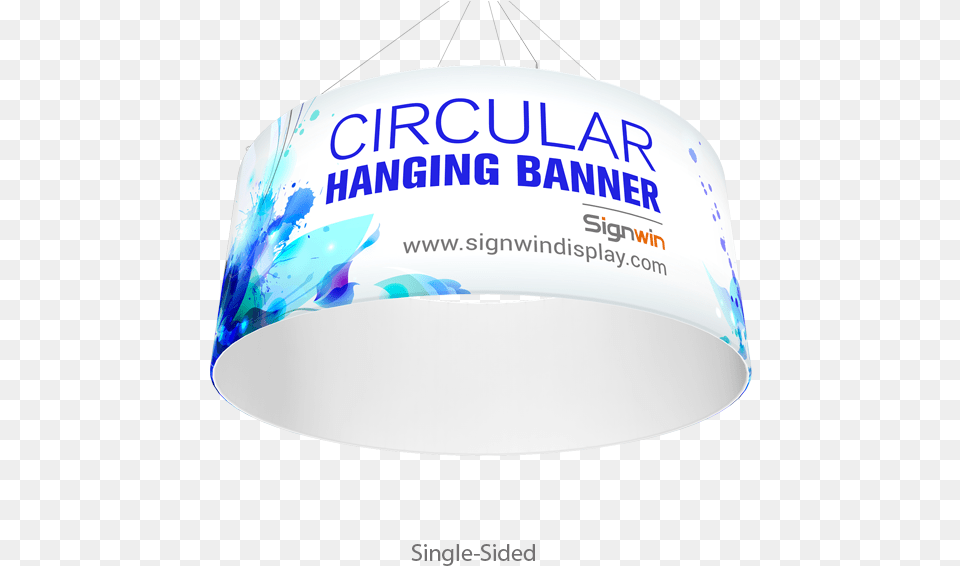 Circular Tube Hanging Banner Custom Printing Fuji Packaging, Ceiling Light, Disk Png Image