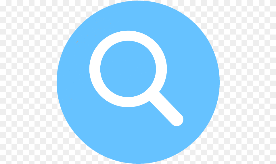 Circular Twitter Icon, Magnifying, Disk Png