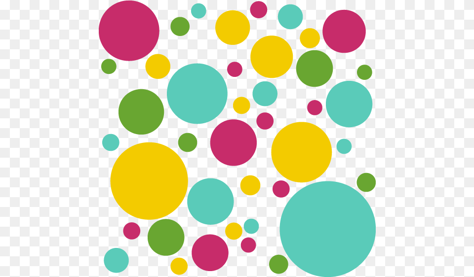 Circulos De Colores, Pattern, Polka Dot Free Png Download