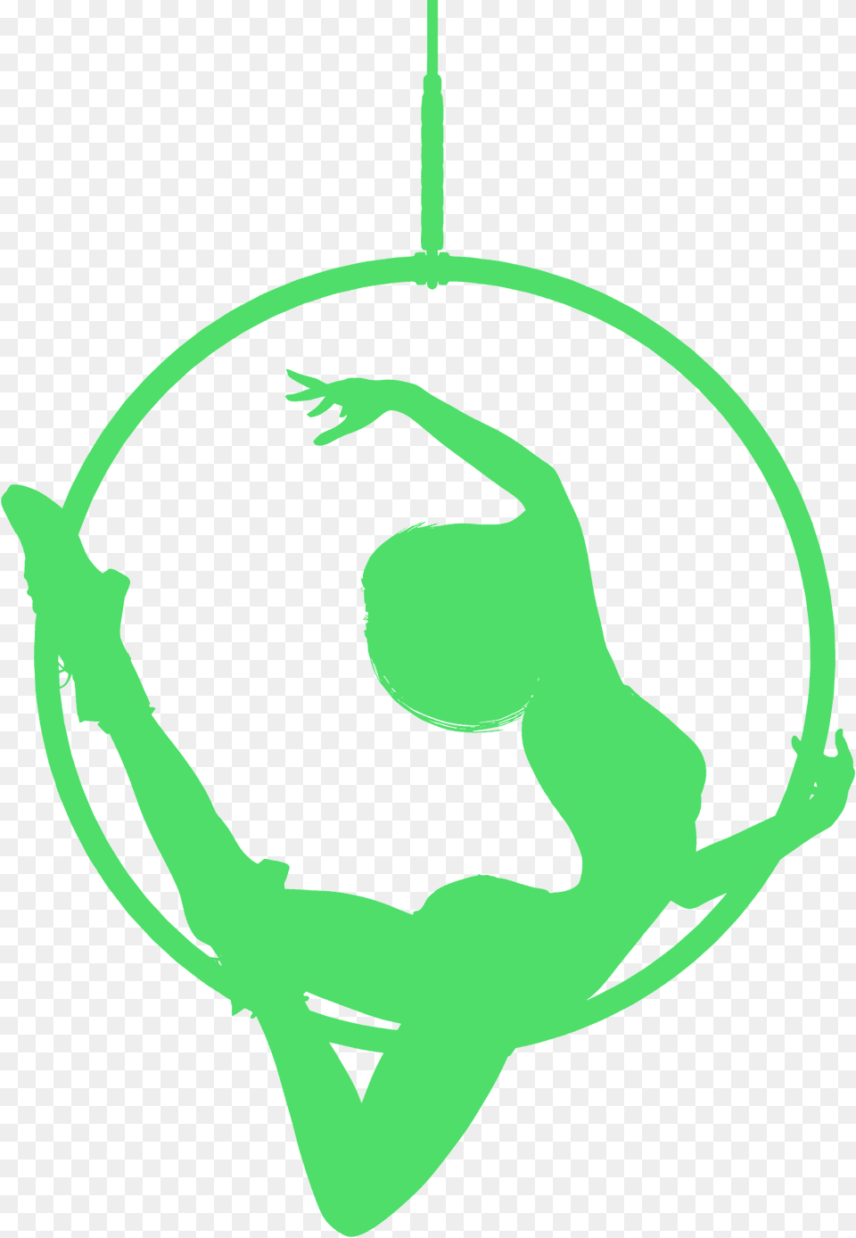 Circus Acrobat Silhouette, Hoop, Person, Acrobatic Free Png